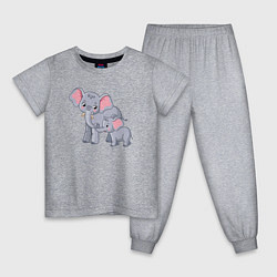 Детская пижама Elephants family