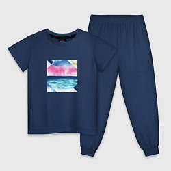 Детская пижама Абстрактное море закат рассвет