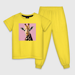 Детская пижама Милый жирафик