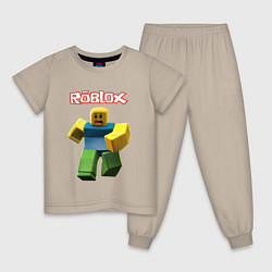 Детская пижама Roblox бегущий персонаж