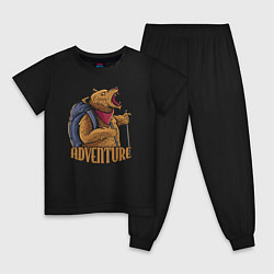 Детская пижама Приключения медведя