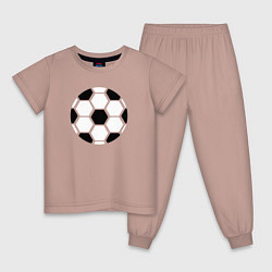 Детская пижама Простой футбольный мяч