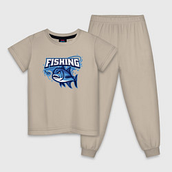 Детская пижама Fishing style