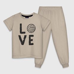 Детская пижама Lover volleyball