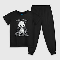 Детская пижама Panda volleyball