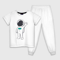 Детская пижама Привет от космонавта