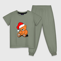 Детская пижама Плюшевый медведь в колпаке