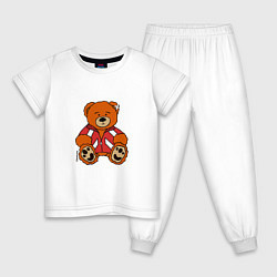Детская пижама Медведь Марат в спортивном костюме