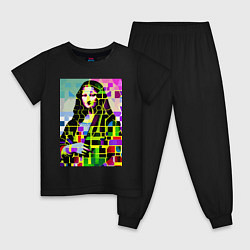 Детская пижама Mona Lisa - mosaic pop art