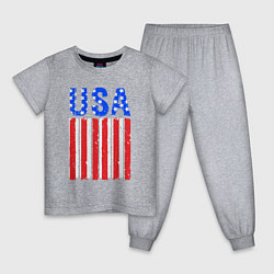 Детская пижама America flag