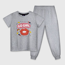 Детская пижама Go girl lips