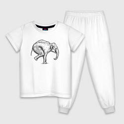 Детская пижама Слон акробат
