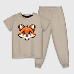 Детская пижама Мордочка лисы