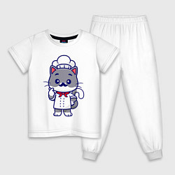 Детская пижама Кот усатый повар