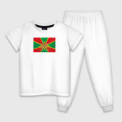 Детская пижама Флаг пограничника