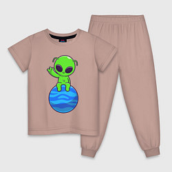 Детская пижама Привет от пришельца