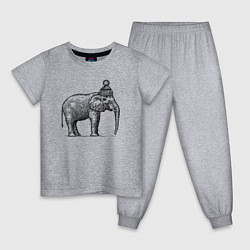 Детская пижама Слону холодно