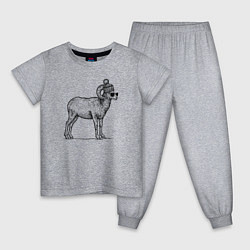 Детская пижама Баран в шапке с помпоном