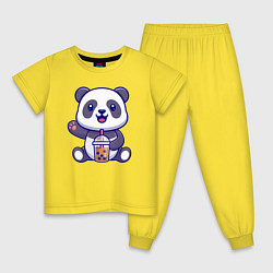 Детская пижама Панда привет