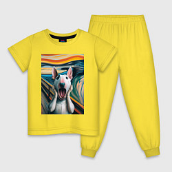 Детская пижама Булли в картине крик - нейросеть