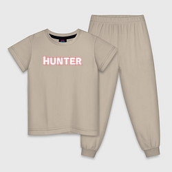 Детская пижама Hunter Белая надпись Охотник