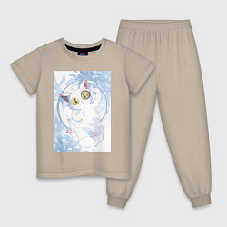 Детская пижама Судзумэ закрывающая двери Дайджин кот