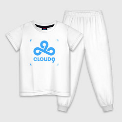 Детская пижама Cloud9 - tecnic blue