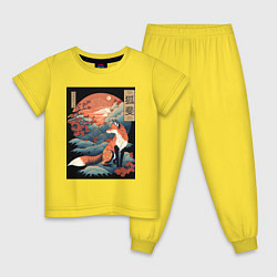 Детская пижама Лиса в японском стиле