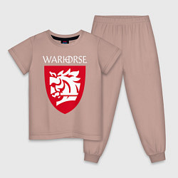 Детская пижама Warhorse logo