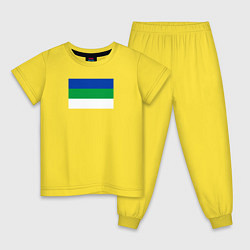 Детская пижама Флаг Коми