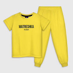 Детская пижама Matreshka - матрёшка