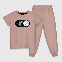 Детская пижама Режим космоса включен