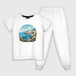 Детская пижама Город у моря