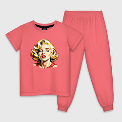 Детская пижама Мэрилин Монро шарж