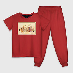 Детская пижама Музыка нас связала