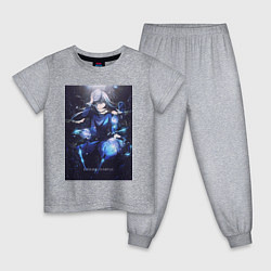 Пижама хлопковая детская О моём перерождении в слизь Римуру Темпест в маске, цвет: меланж