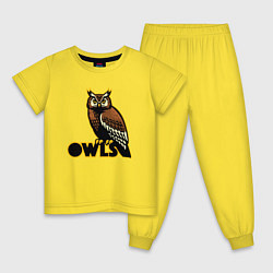 Детская пижама Owls