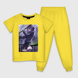 Пижама хлопковая детская Последний Серафим Шиноа Хираги, цвет: желтый