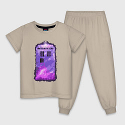 Детская пижама Violet tardis