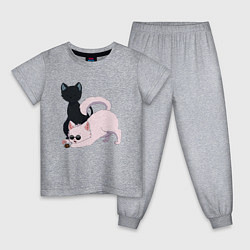 Детская пижама Магическая битва Сатору Годзё Сугуру Гэто коты