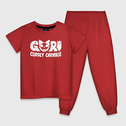 Детская пижама Goro cuddly carnage logotype