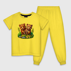 Детская пижама Два медвежонка