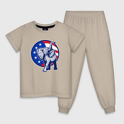 Детская пижама USA elephant