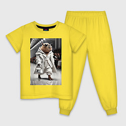 Детская пижама Модный капибара манекенщик - дефиле животных