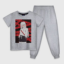 Детская пижама Человек-бензопила Пауэр стесняется