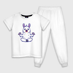 Детская пижама Йога альпака