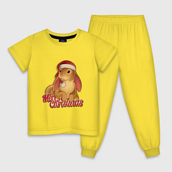 Детская пижама Новогодний кролик