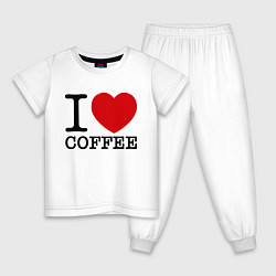 Детская пижама I love coffee