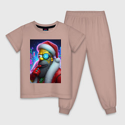 Детская пижама Simpson Claus - cyberpunk