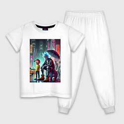 Детская пижама Rick and Morty are homeless people from New York